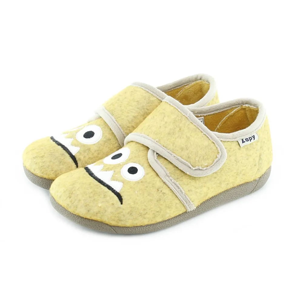 Zapatillas de casa Zapy Cara Mostaza.