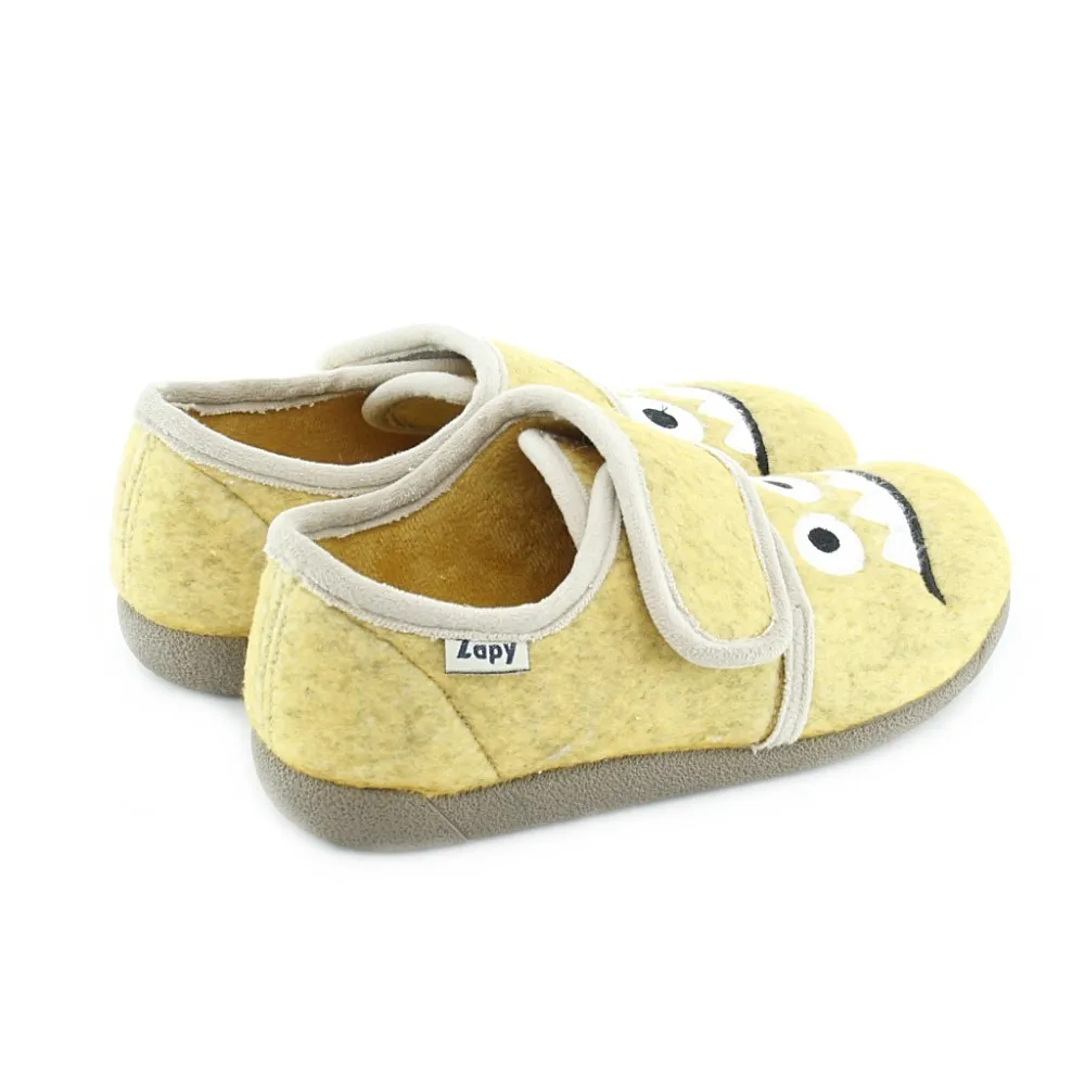 Zapatillas de casa Zapy Cara Mostaza.
