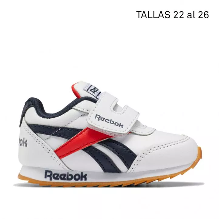 Zapatillas deporte Reebok blancas atadura con velcro royal classic jogger