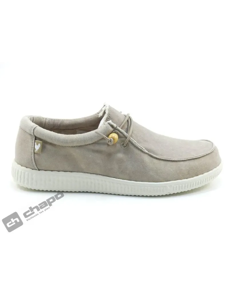 Zapatillas Deportiva Beig Pitas W150 Wallabi Washed