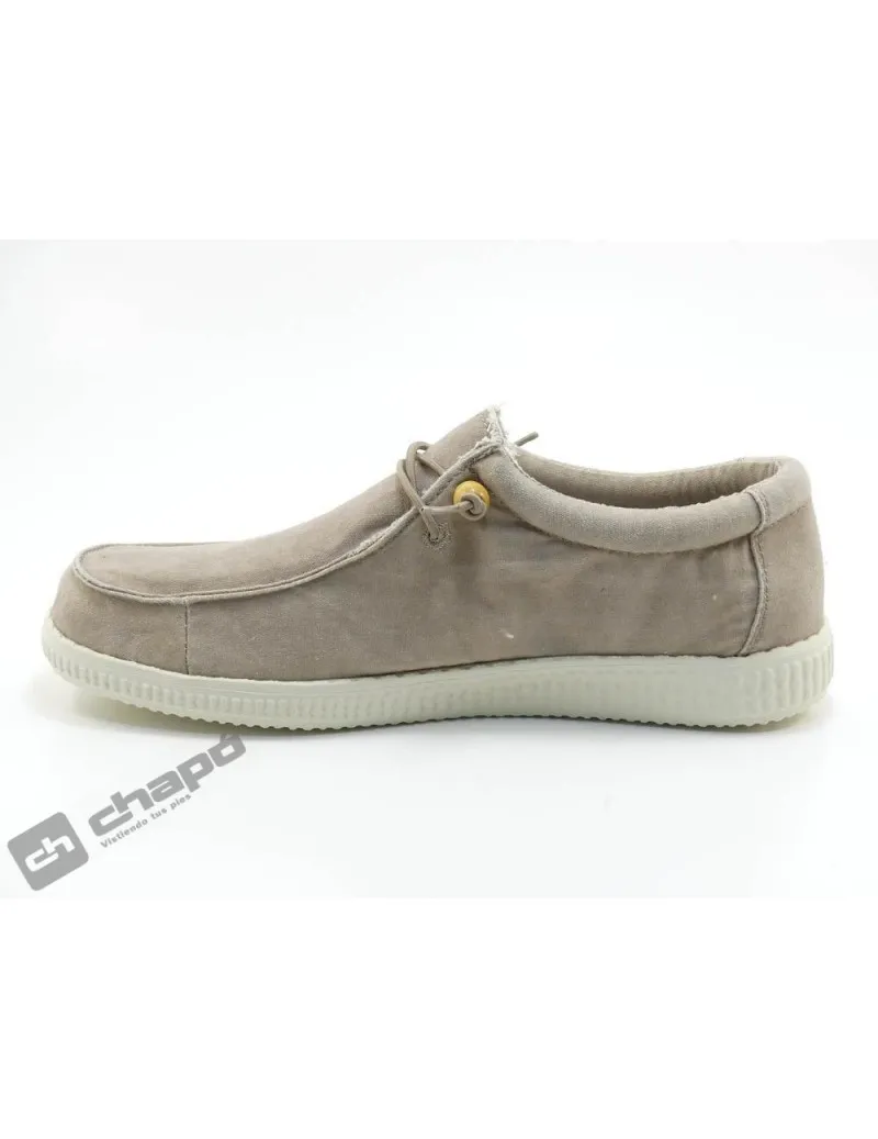 Zapatillas Deportiva Beig Pitas W150 Wallabi Washed