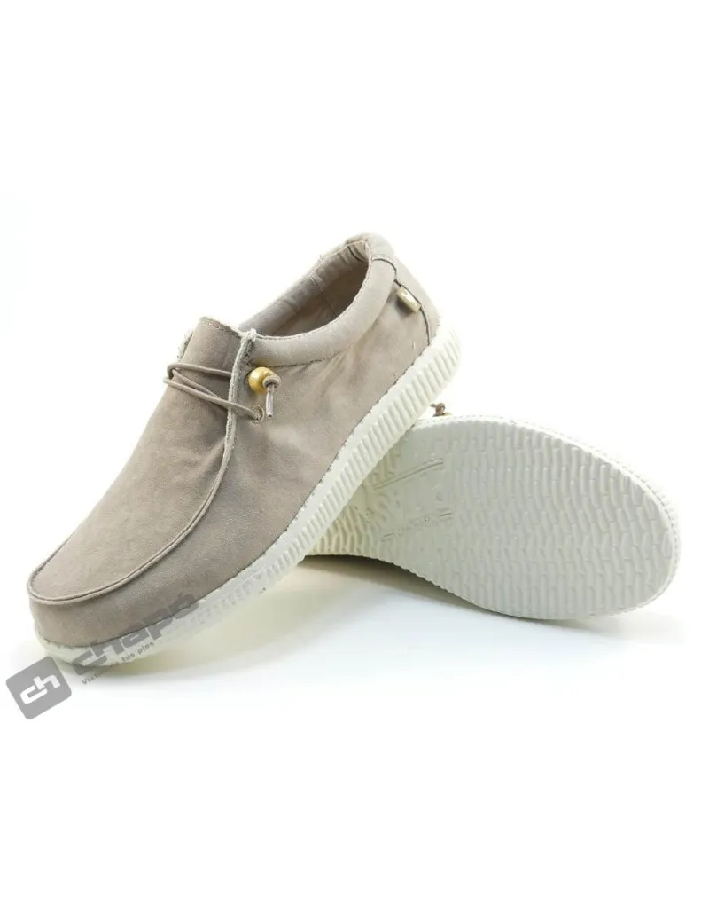 Zapatillas Deportiva Beig Pitas W150 Wallabi Washed
