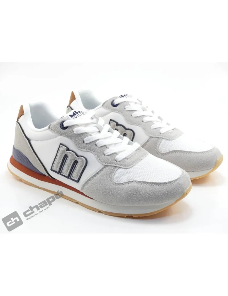 Zapatillas Deportiva Blanco Mustang 84467