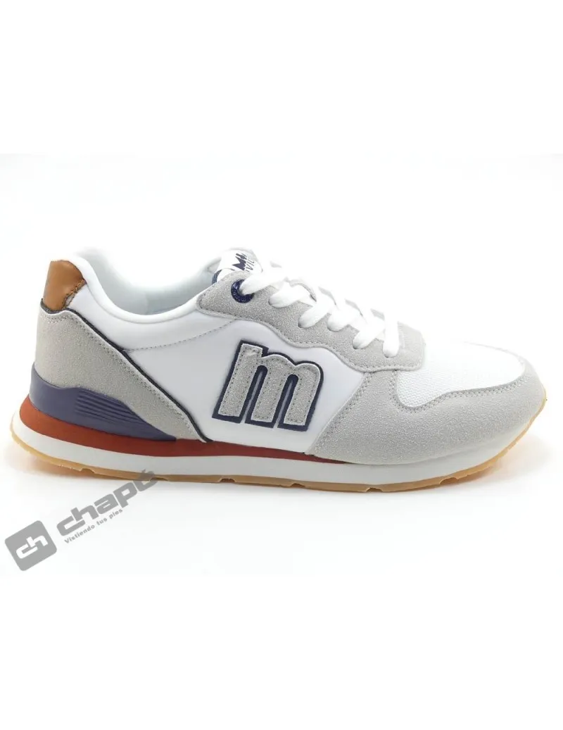 Zapatillas Deportiva Blanco Mustang 84467