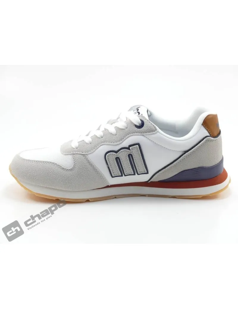 Zapatillas Deportiva Blanco Mustang 84467