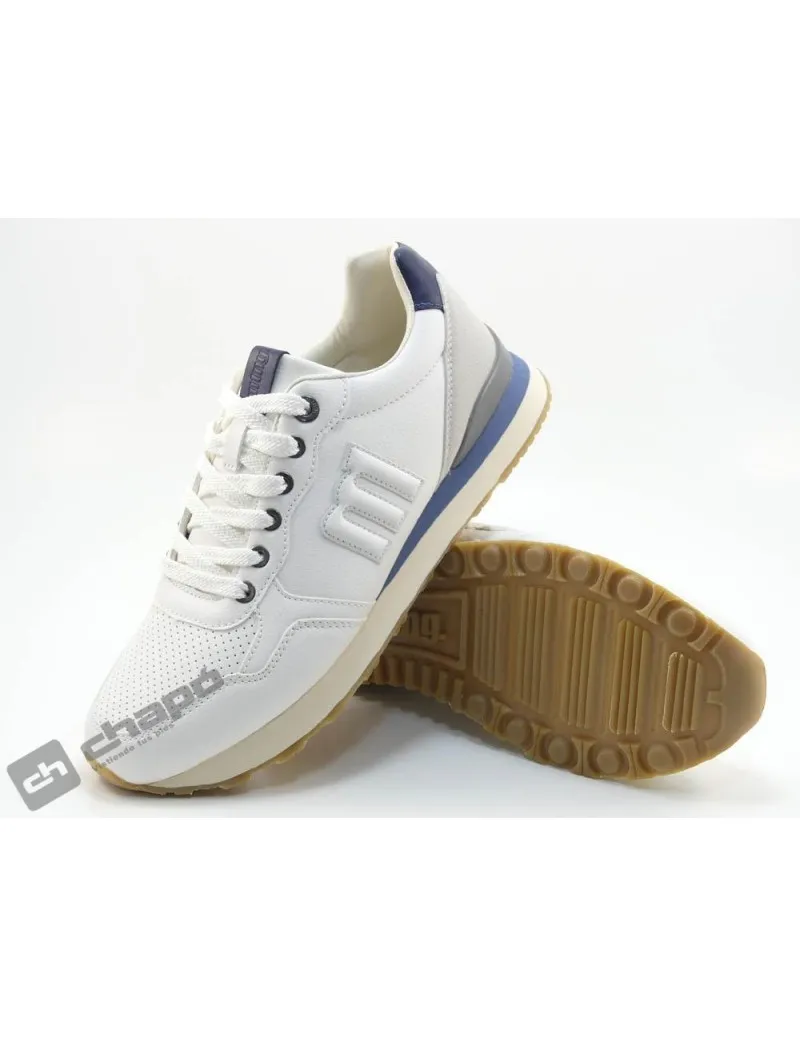Zapatillas Deportiva Blanco Mustang 84755
