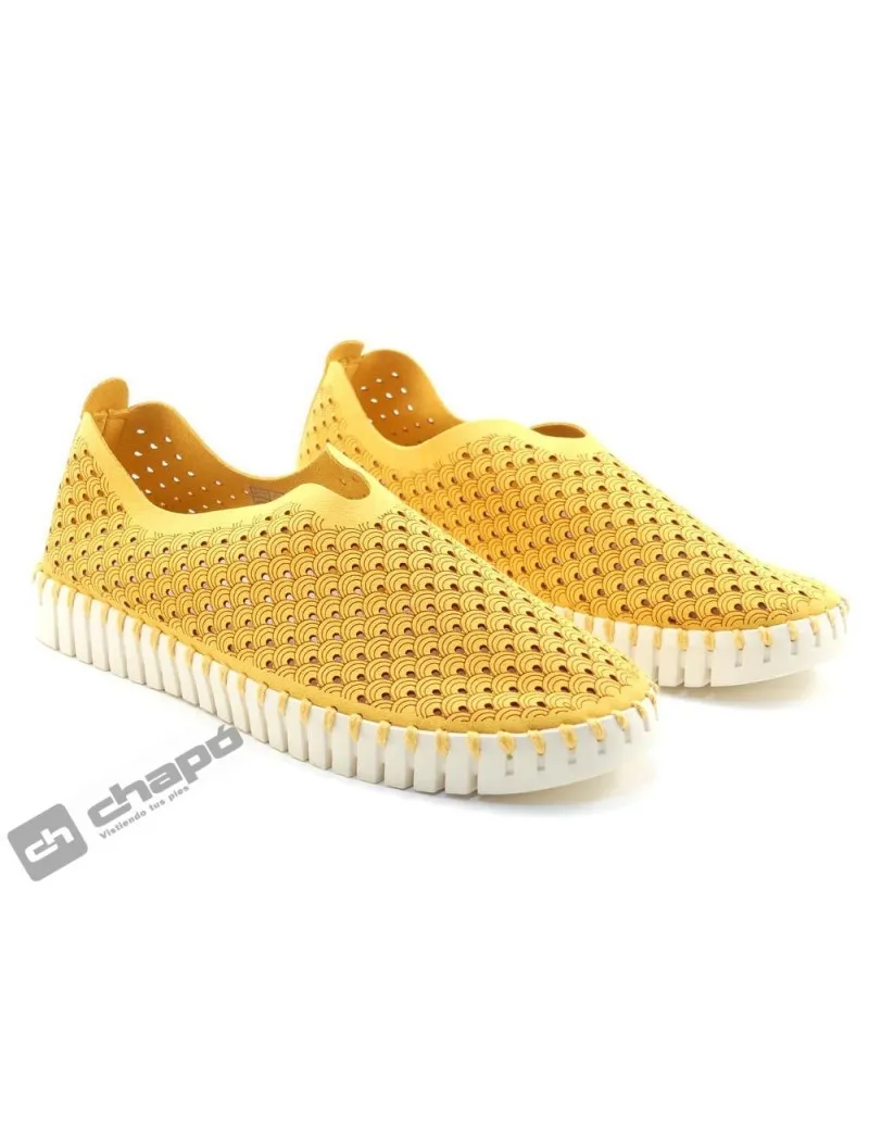 Zapatillas Deportiva Mostaza Ilse Jacobsen Tulip 3275