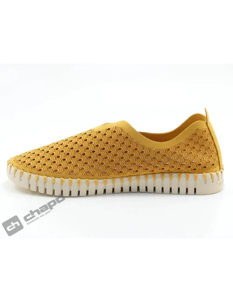 Zapatillas Deportiva Mostaza Ilse Jacobsen Tulip 3275