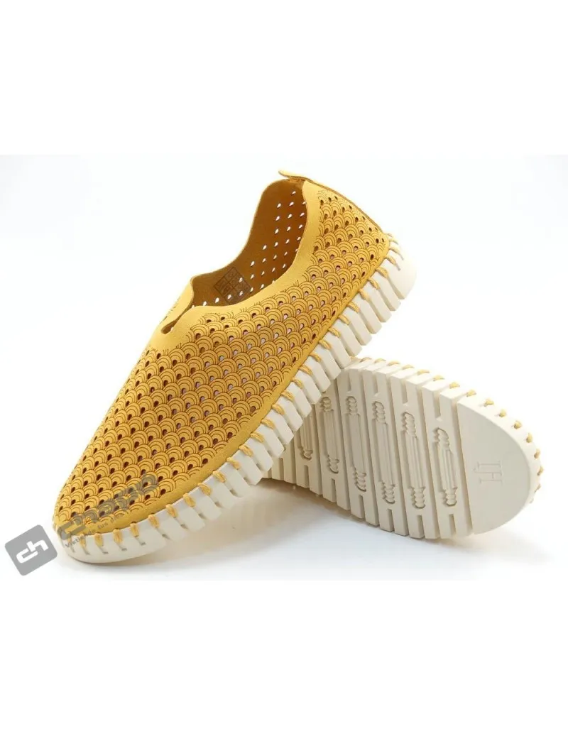 Zapatillas Deportiva Mostaza Ilse Jacobsen Tulip 3275