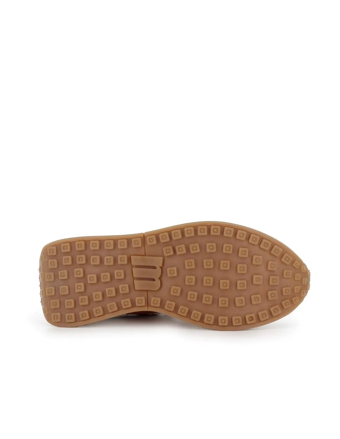 Zapatillas deportivas naranja con plataforma para mujer Mustang