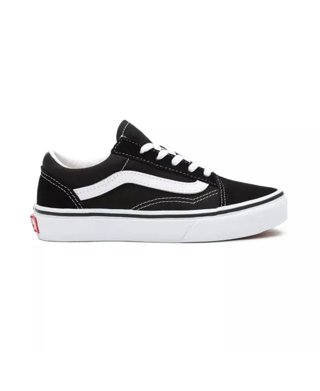 ZAPATILLAS JUNIOR VANS OLD SKOOL NEGRAS (48 AñOS)