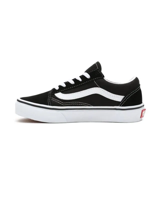 ZAPATILLAS JUNIOR VANS OLD SKOOL NEGRAS (48 AñOS)