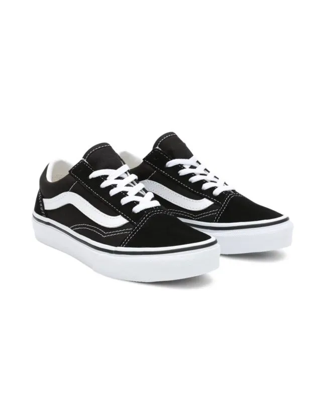 ZAPATILLAS JUNIOR VANS OLD SKOOL NEGRAS (48 AñOS)