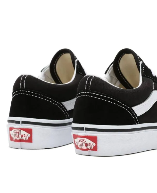 ZAPATILLAS JUNIOR VANS OLD SKOOL NEGRAS (48 AñOS)