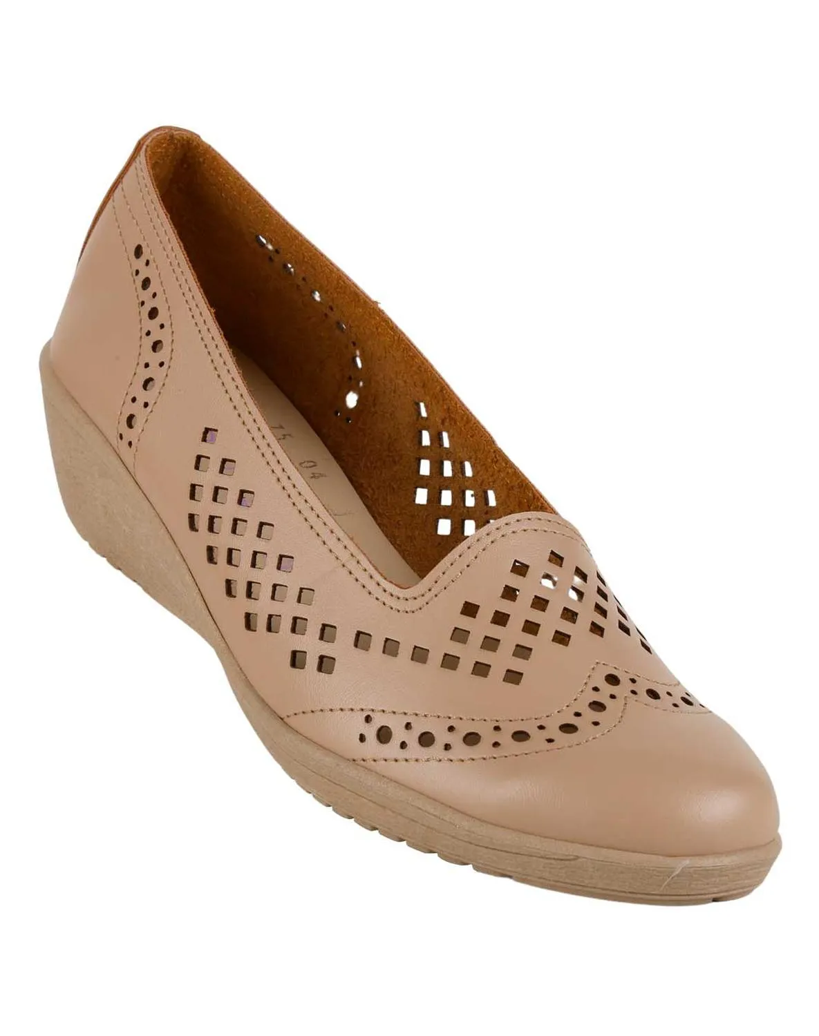 Zapato Mocasin Casual Mujer Beige Stfashion 12204000