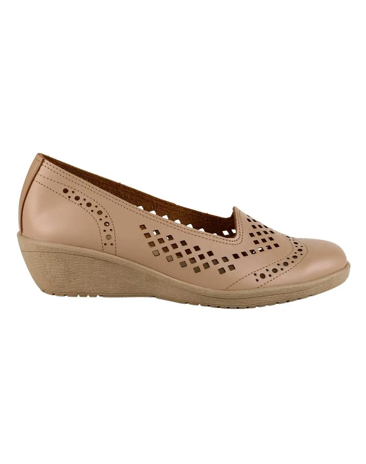 Zapato Mocasin Casual Mujer Beige Stfashion 12204000
