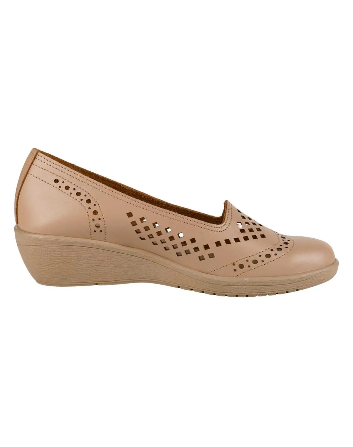 Zapato Mocasin Casual Mujer Beige Stfashion 12204000