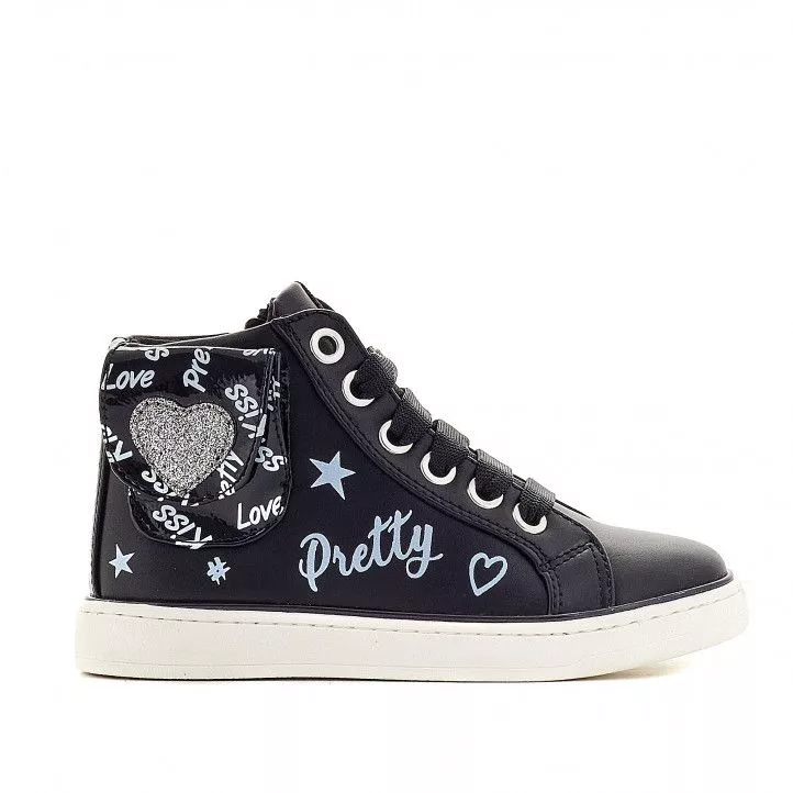 Zapatos abotinados QUETS! pretty con estrellas y corazones