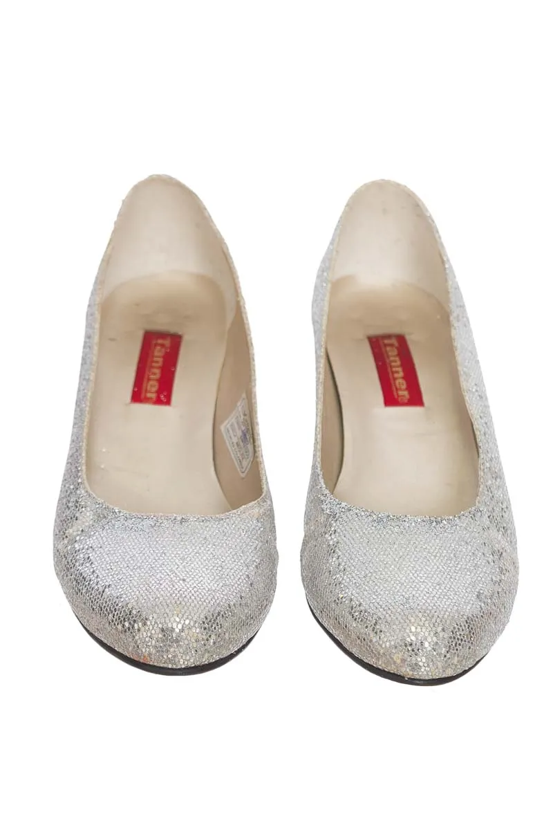 ZAPATOS COLOR PLATEADO  TANNER