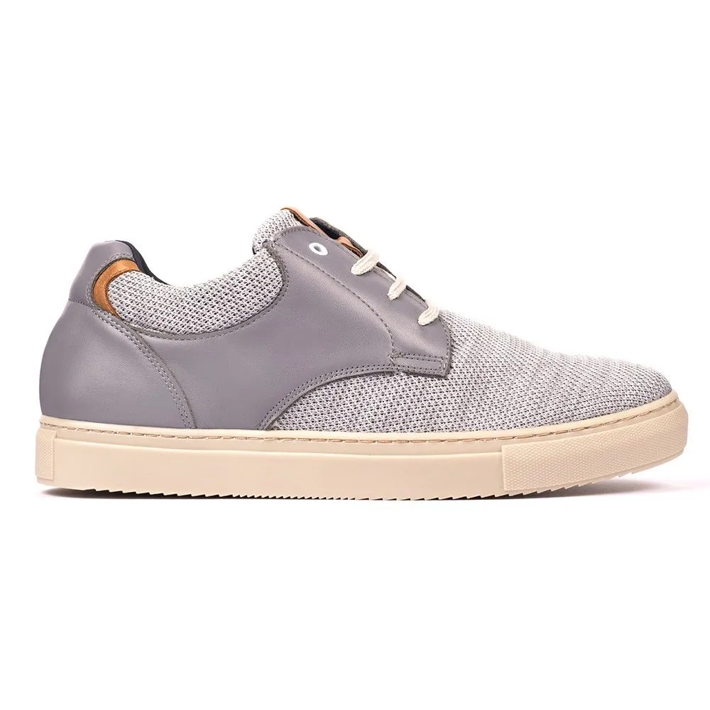 Zapatos Con Alzas Para Hombre Pesaro Gris Masaltos