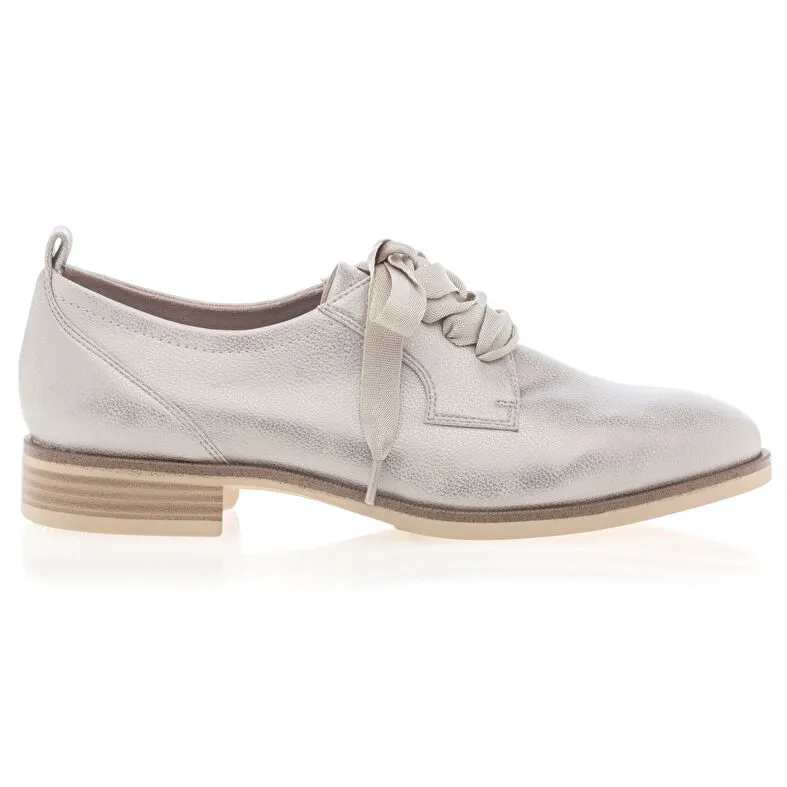 Zapatos con cordones / derbies mujer dorado