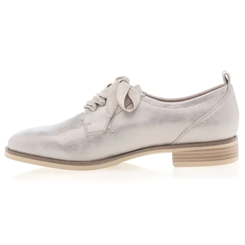Zapatos con cordones / derbies mujer dorado