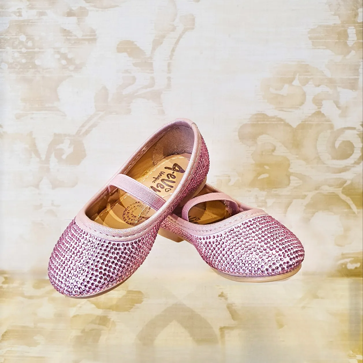 Zapatos de Niña Rosa con Brillos Fiesta