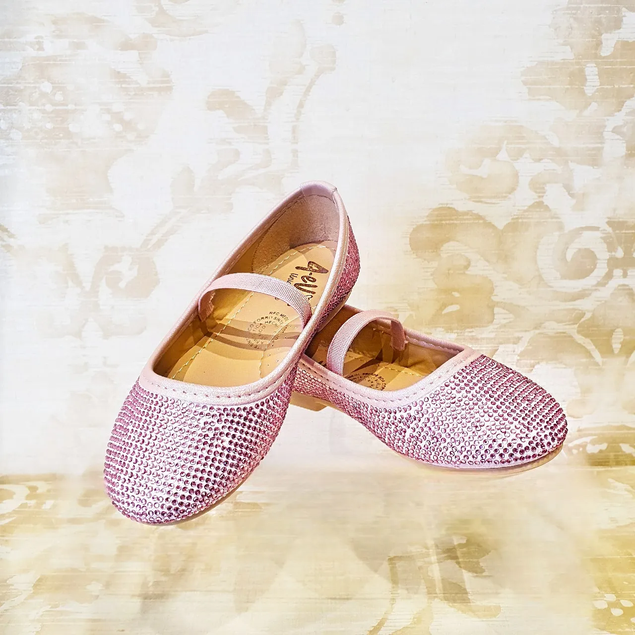 Zapatos de Niña Rosa con Brillos Fiesta