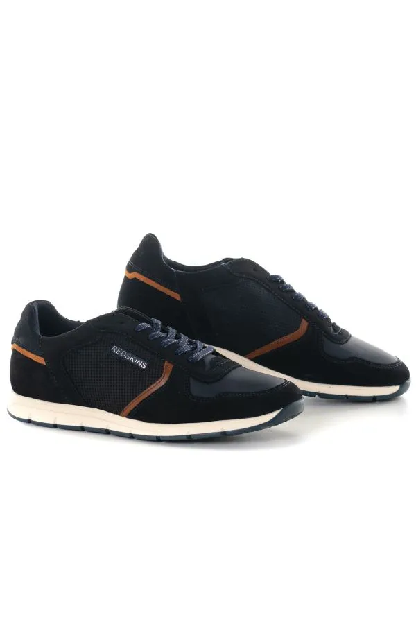 Zapatos De Piel Hombre Redskins Adorant Marine