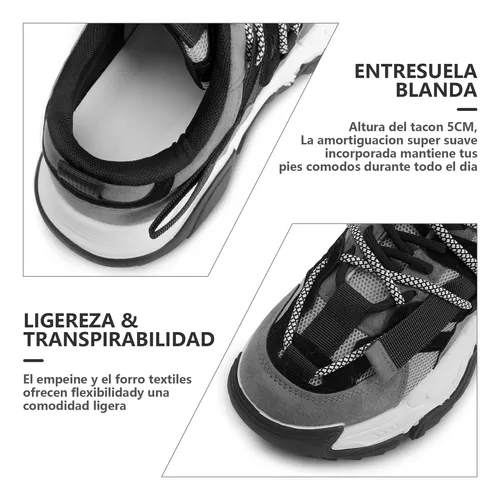 Zapatos De Plataforma Para Mujer De Tenis Cómodos De Dama
