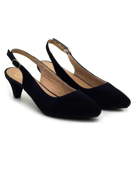 Zapatos Desiree Nina Serraje Azules para Mujer