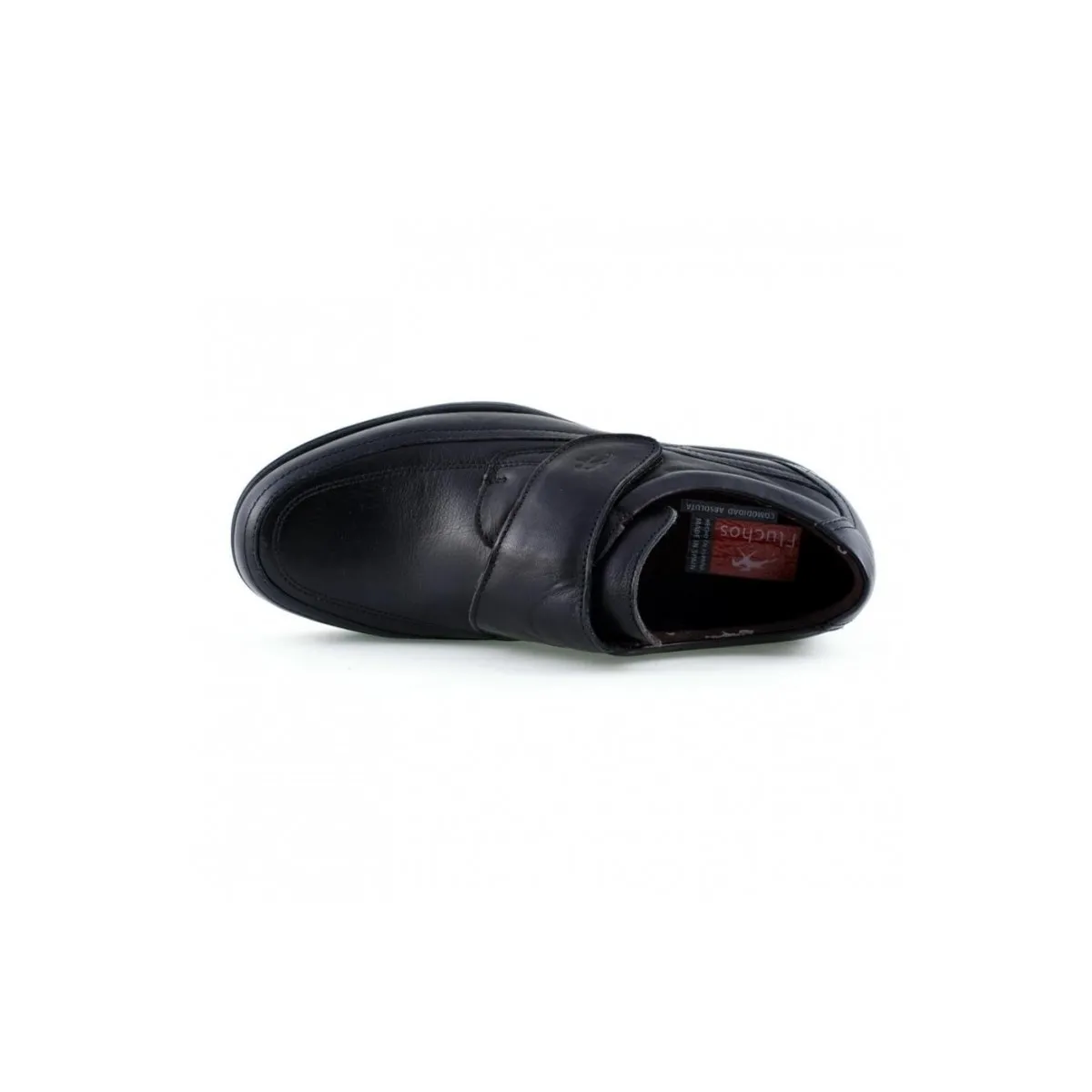 Zapatos Fluchos con Velcro Luca hombre negro F8782