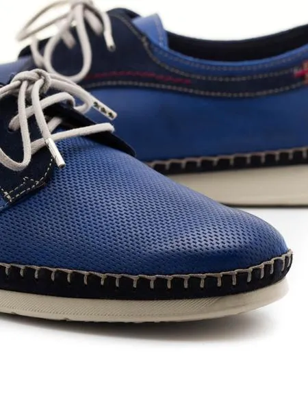 zapatos fluchos komodo azules para hombre