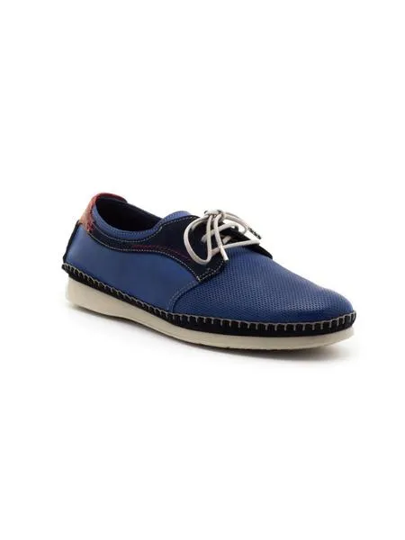 zapatos fluchos komodo azules para hombre