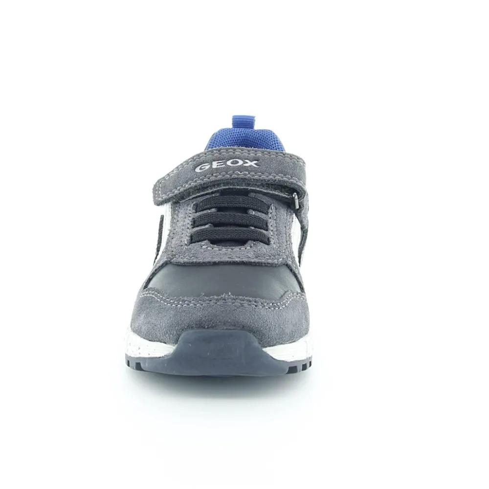 ZAPATOS GEOX ALBEN GRISROJO
