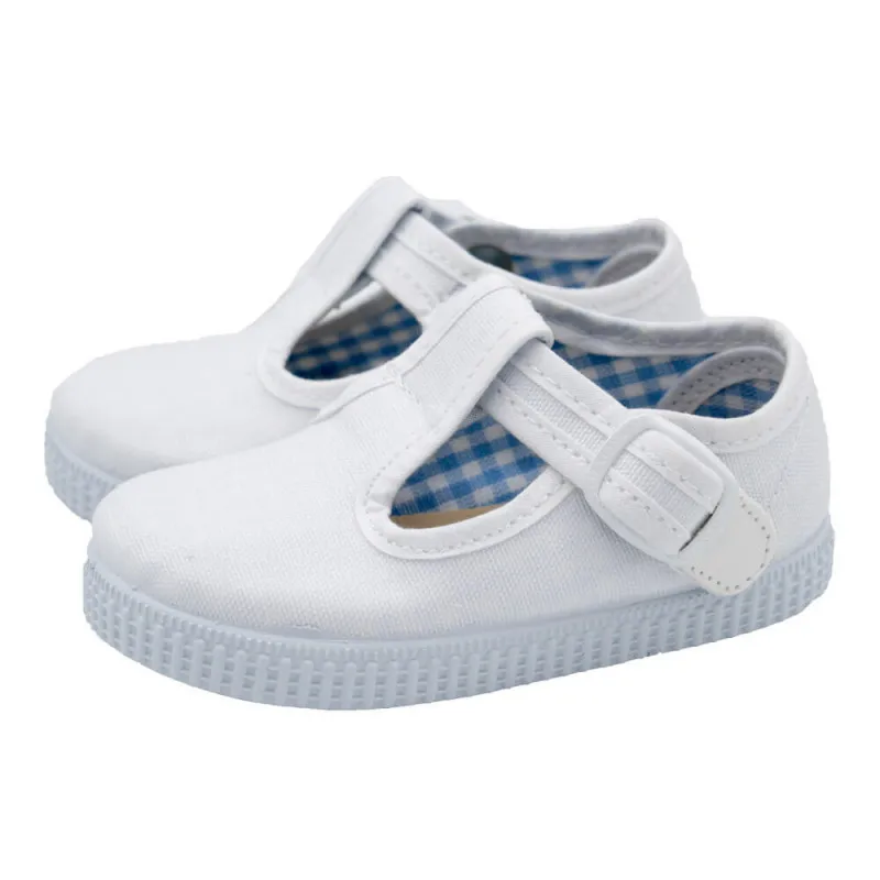 Zapatos Pepitos blanditos de lona Cierre Click