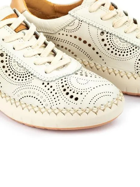 zapatos pikolinos mesina w6b nata para mujer