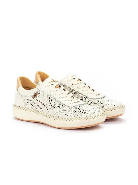 zapatos pikolinos mesina w6b nata para mujer