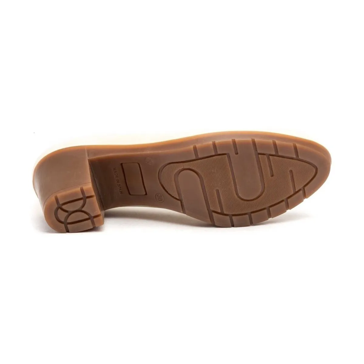 Zapatos Salones beige de piel by Morxiva