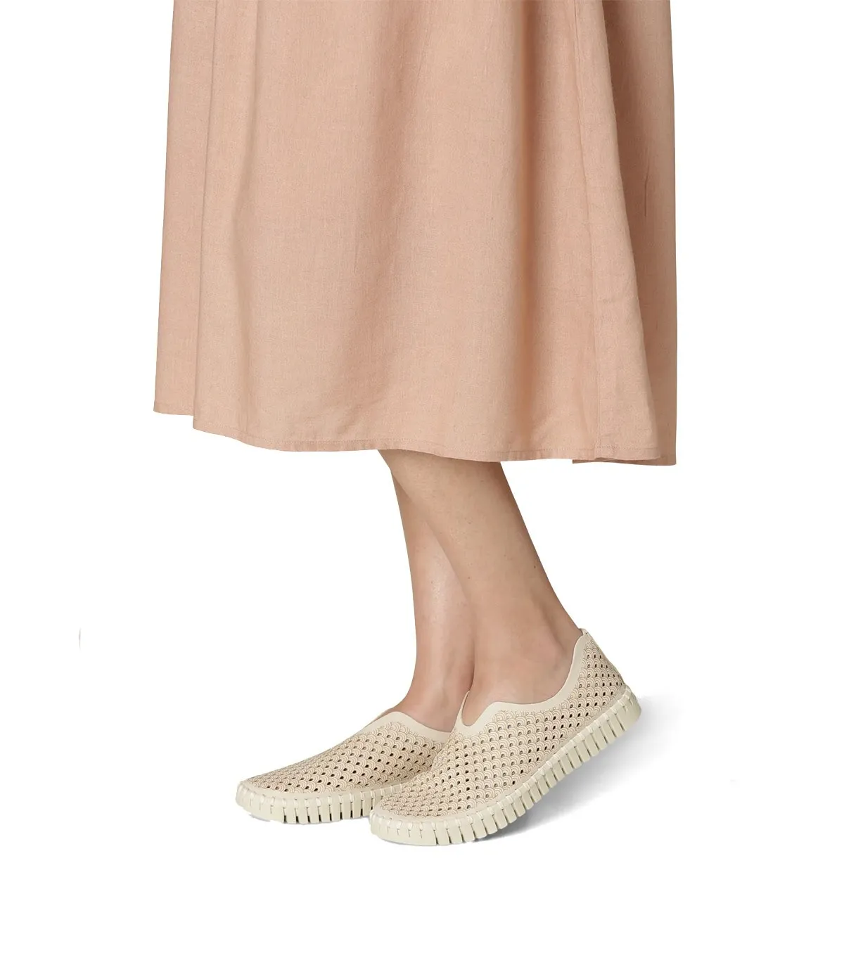 ZAPATOS SLIP ON DE MUJER ILSE JACOBSEN TULIP BEIGE