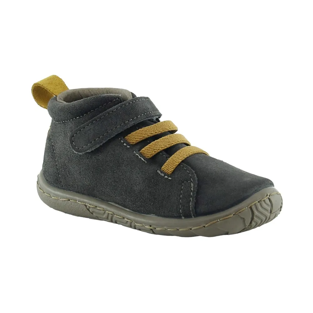ZAPATOS ZAPY ELáSTICO Y VELCRO GRISMOSTAZA