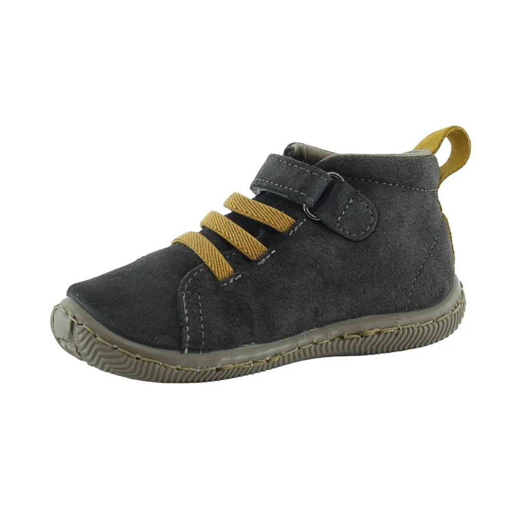 ZAPATOS ZAPY ELáSTICO Y VELCRO GRISMOSTAZA