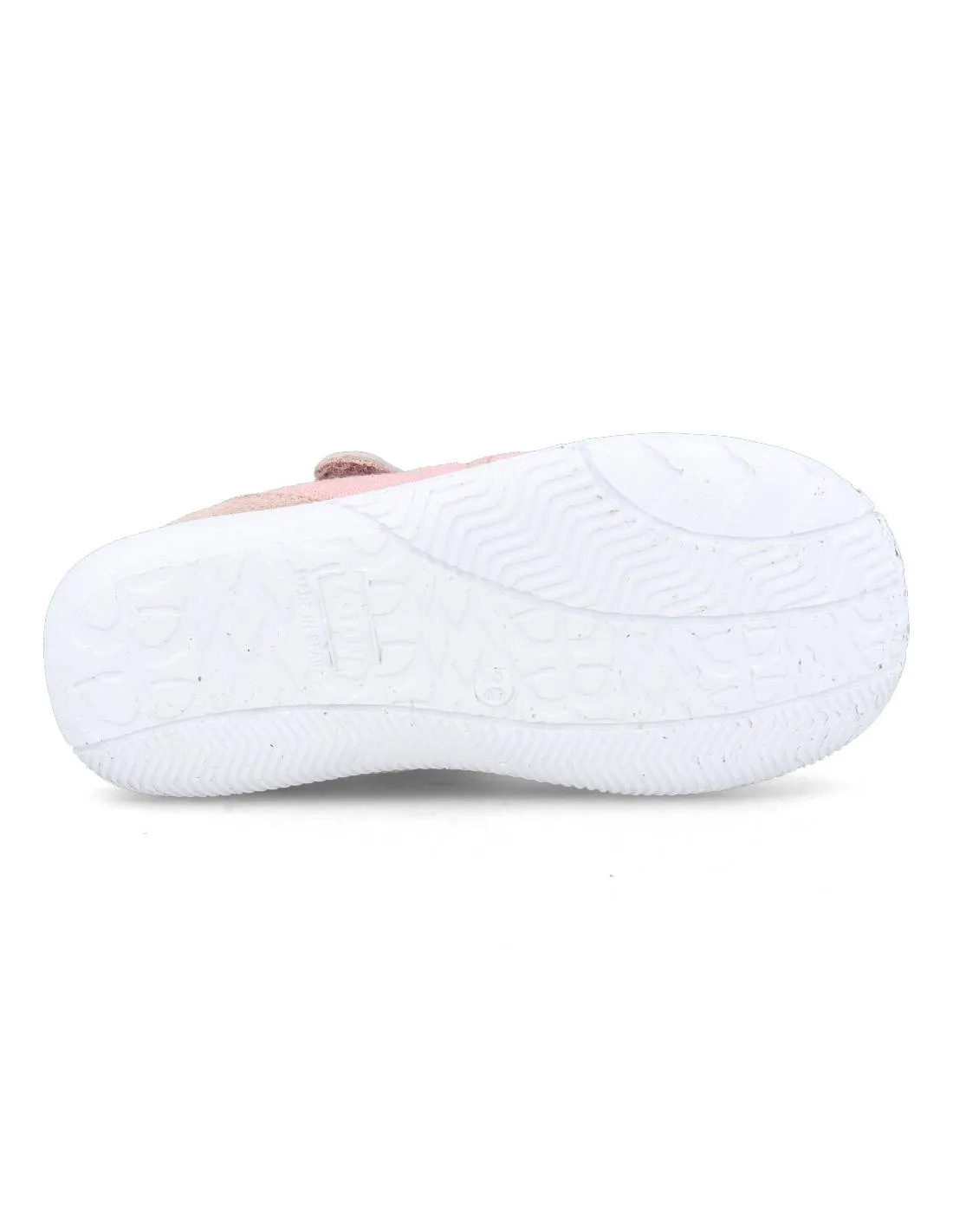 ZAPY  SANDALIA FLEXIBLE LONA NUDE FLOR MINT
