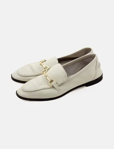 Zara Mocasín beige básico
