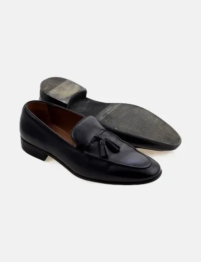 Zara Mocasín negro básico